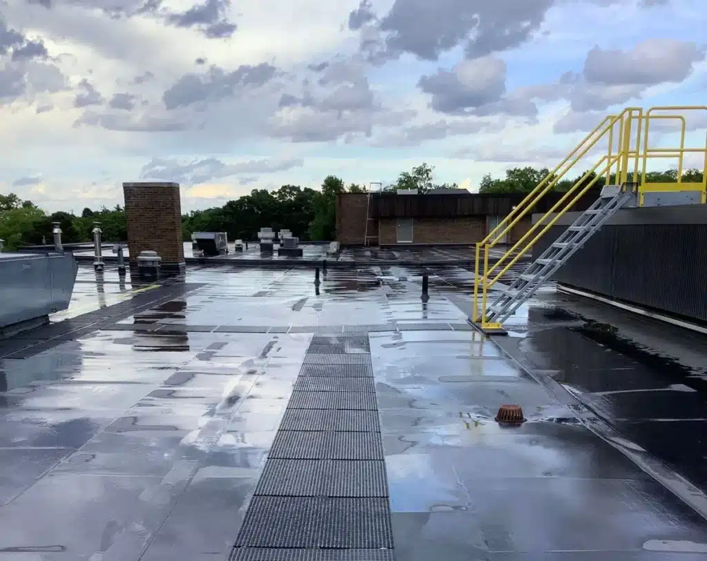 BSBP Training Center commercial roof repair project completed by Division 7 Roofing in Kalamazoo, Michigan